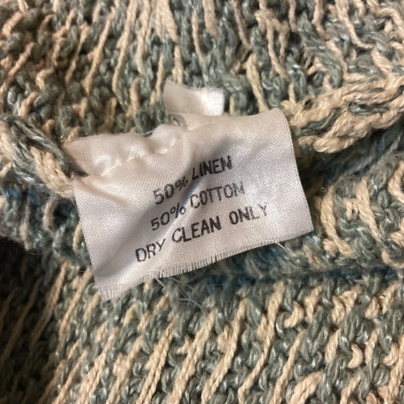 Joseph Abbound Mens Linen & Cotton Sweater Hand Framed in Scotland size large - Picture 10 of 10